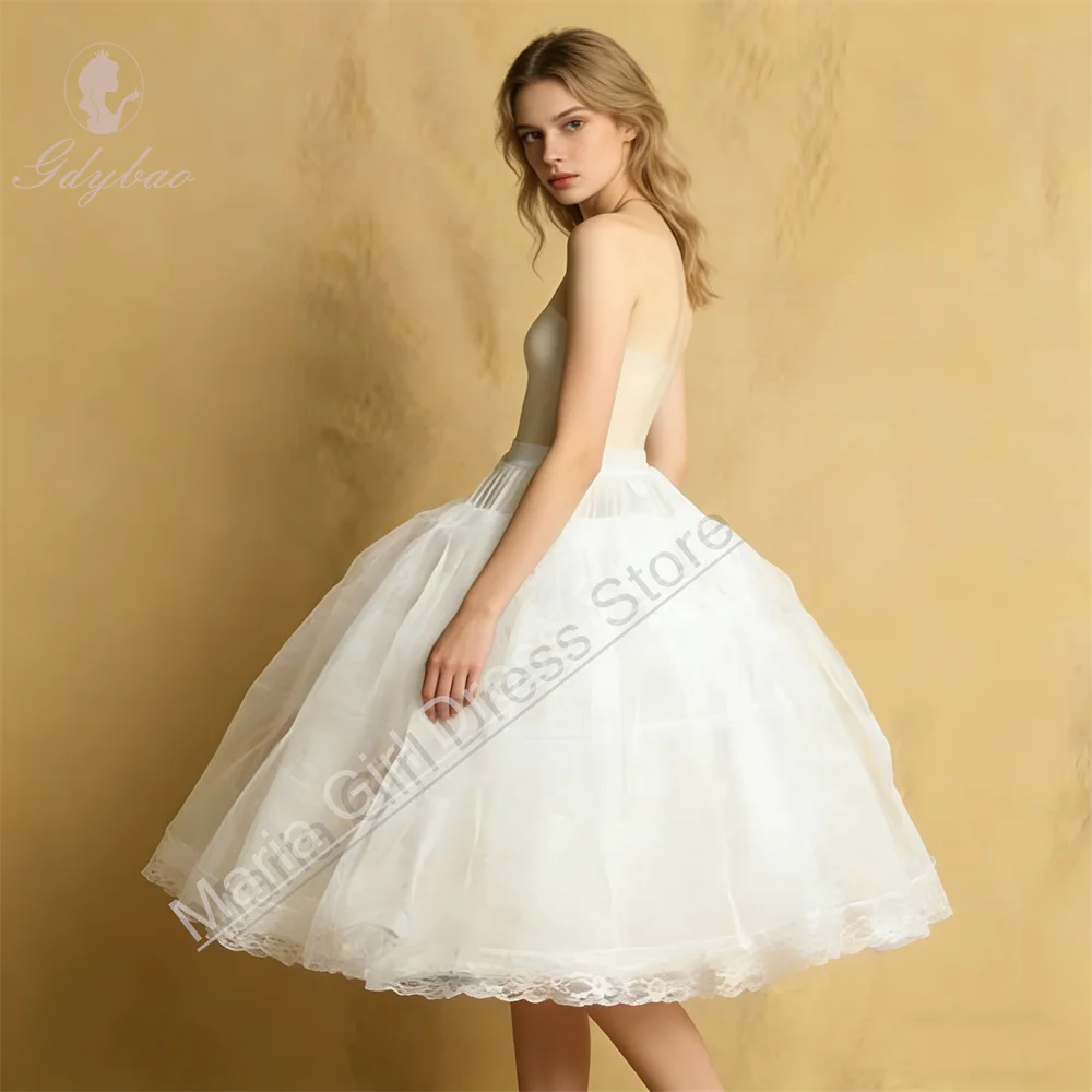Kids 2 Hoop Skirt Beautiful Petticoat Petticoats For  Flower Girls Dresses Little Crinoline Lolita Skirt Underskirt Vestido image 3