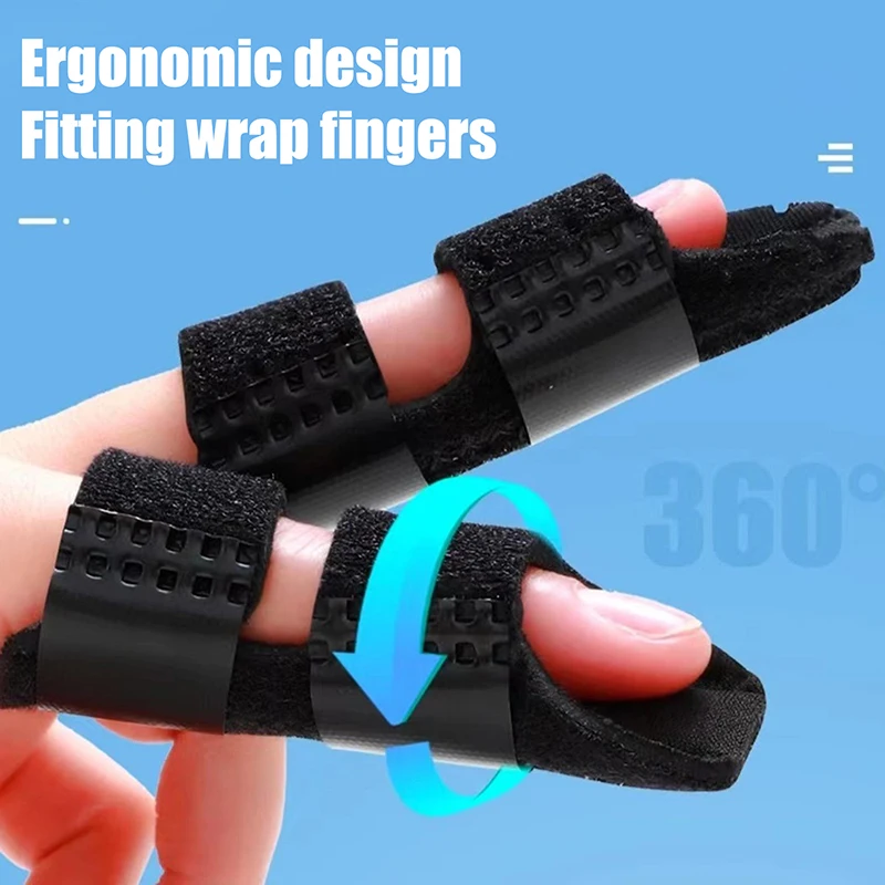 

Finger Corrector Splint Adjustable Steel Plate Pain Relief Finger Brace Support Hand Splint Fix Strap Protector Breathable