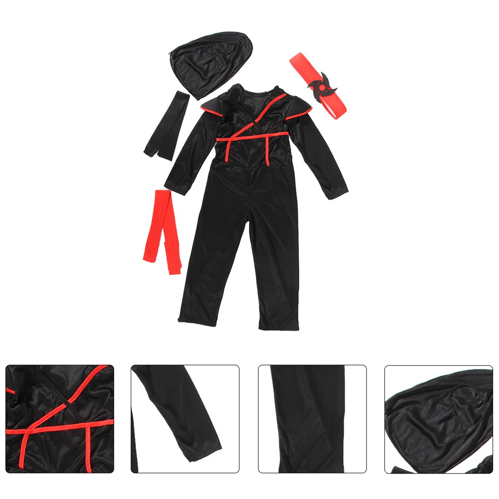 

1pc Children Samurai Costume Set Halloween Party Performance Kid Cosplay Clothes Comfortable Easy Clean Storage Gift For Kids