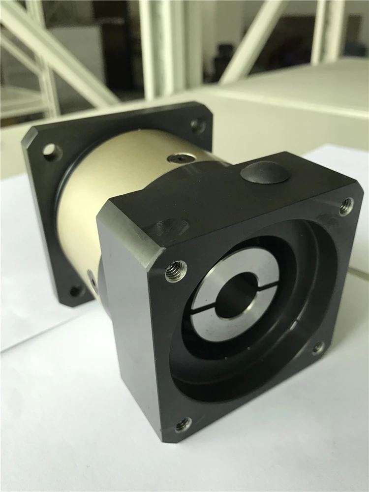 PF60 Spur Gear Planetary Gearbox Reducer Ratio 5:1 10:1 20:1 50:1 for 400w 60mm AC Servo Motor Input Shaft 14mm