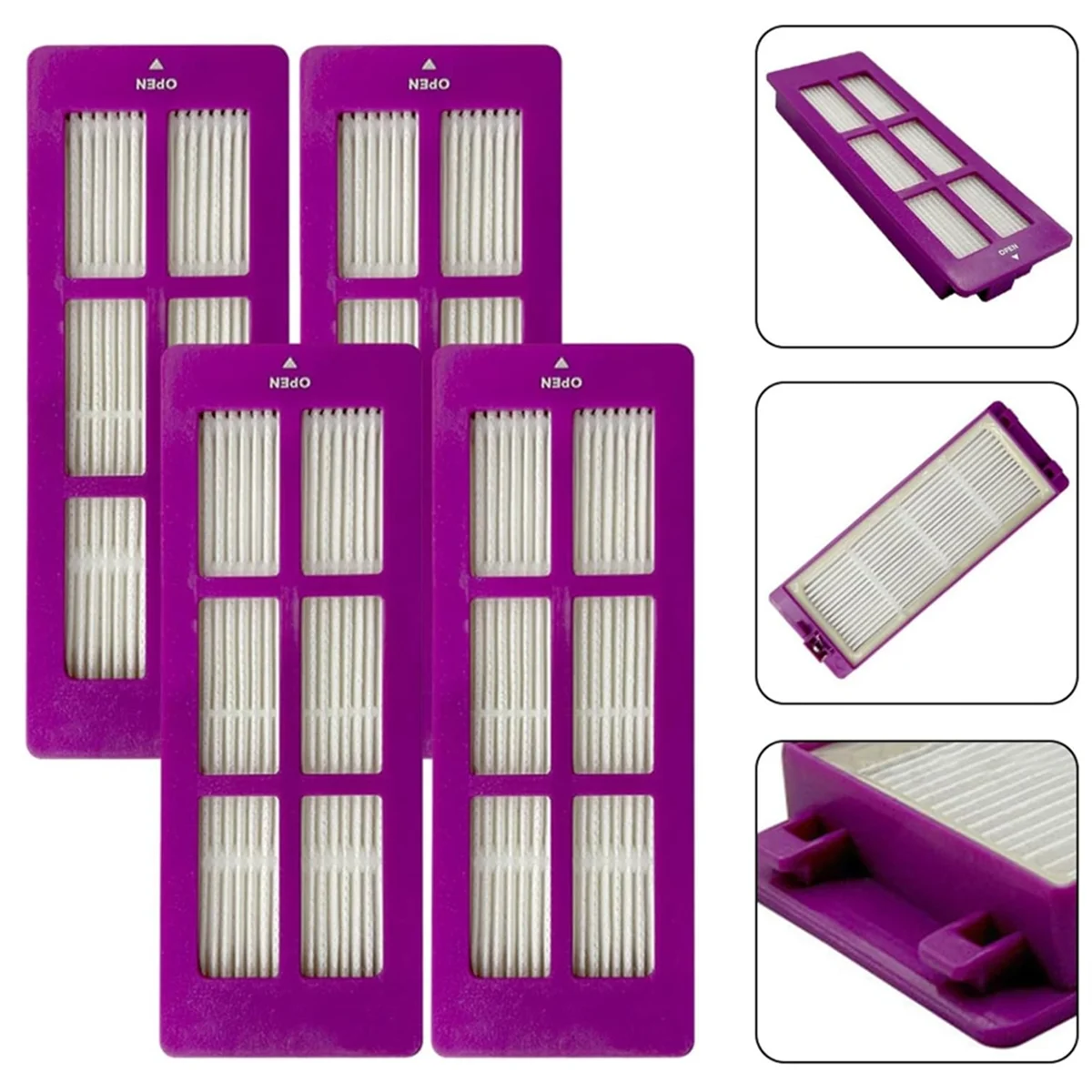 Filter udara HEPA suku cadang pengganti untuk Eureka J15 Pro Ultra Aksesori Robot penyedot debu