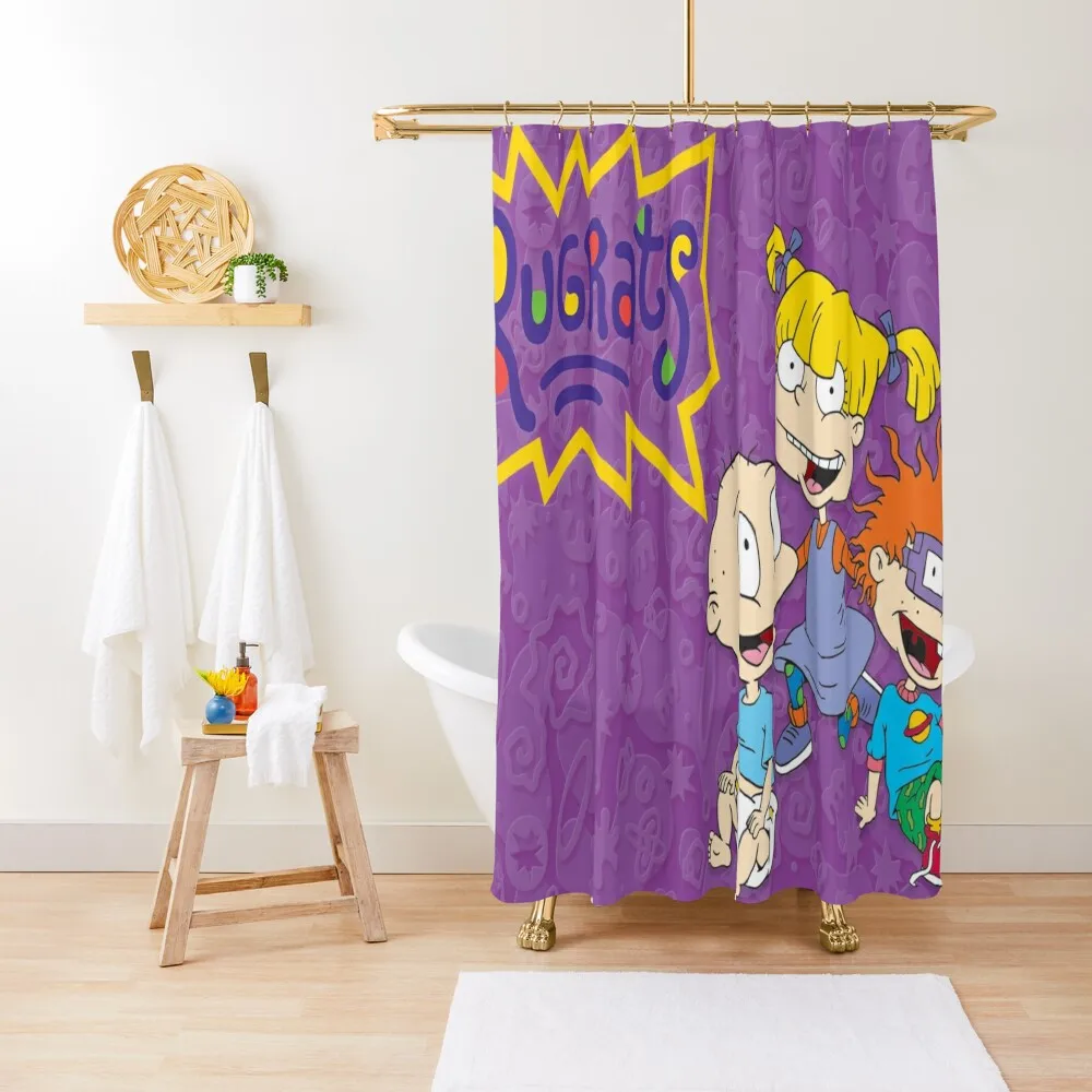 

Rugrat Shower Curtain Anime Bathroom Shower Bathroom Curtain