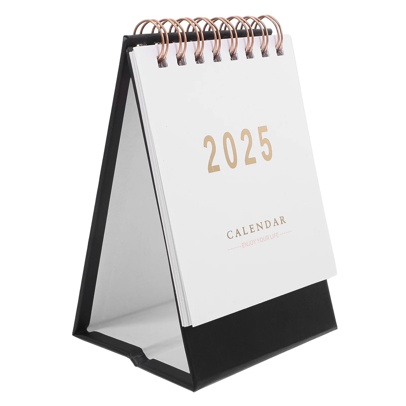 

Mini Desktop Calendar 2024-2025 Flip Style Standing Calendar with Smooth Writing Pages Desk Supplies for Teachers