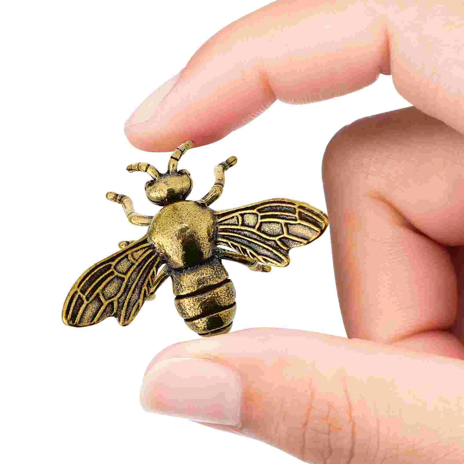 Honeycomb Brass Bee Baby Stickers for Kids Bumblebee Nursery Decor Craft Ornament