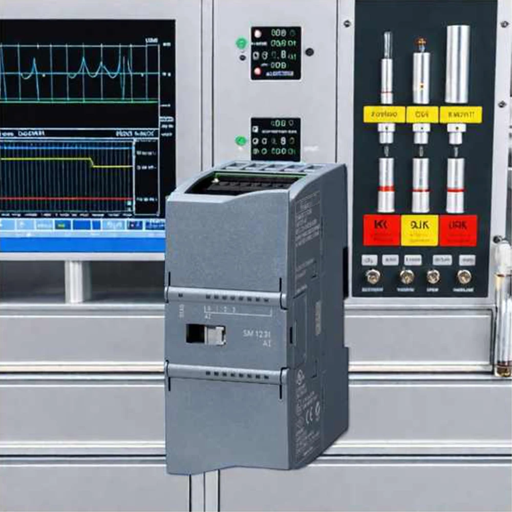 Hochpräzises SPS-Analogeingangsmodul 6ES7231-4HF32-0XB0, 8 KI-Kanäle, 0–20 mA, 13-Bit-ADC, industrielle Signalerfassungseinheit
