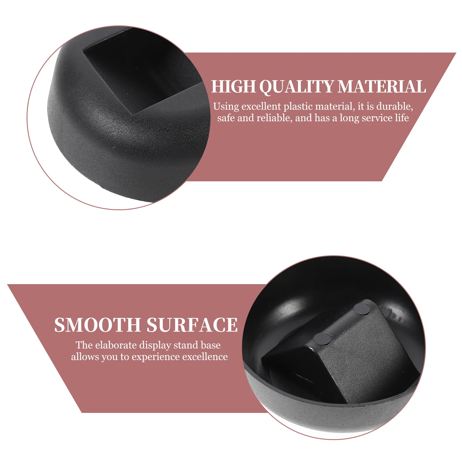 

30pcs Round Display Plastic Jewelry Stand Sturdy Medal Storage Holder Necklace Box Bases Reusable Rack Bases For Coins