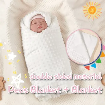 솔리드 컬러 베이비 담요 슈퍼 소프트 크리스탈 벨벳 콩 담요 키즈 던지기 담요 담요
