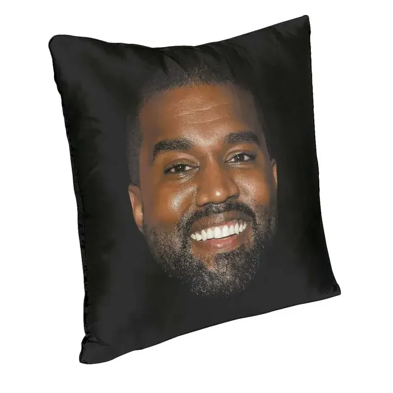 Funny Kanye West Meme printed cushion lining soft and cute federa cushion cover for car sofa in polyester with zipper napping