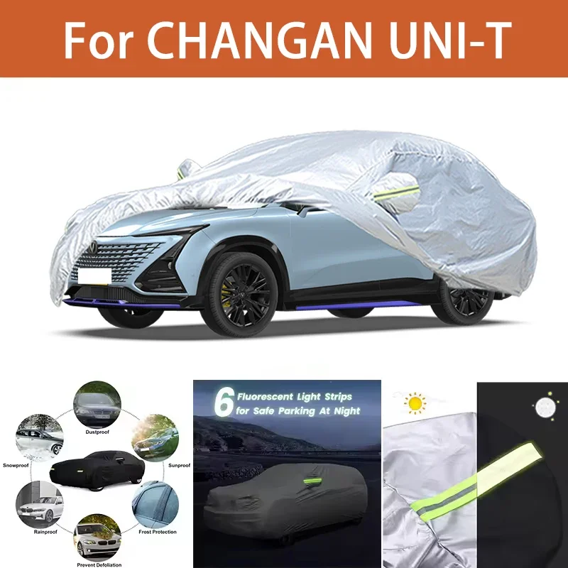 

For CHANGAN UNI-T Car Cover Outdoor Protection Covers Snow Sunshade Waterproof Dustproof Exterior UV Car Accessories