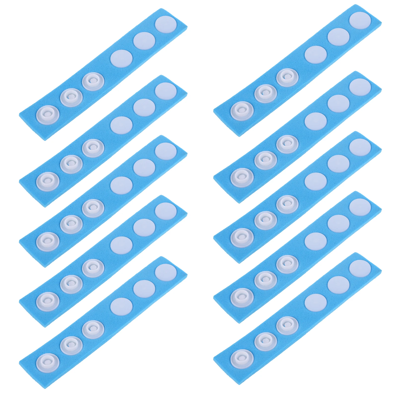 

10pcs Children's Bath Hat Extension Strap Adjustable Bathing Cap Replacement Sturdy Shower Hat Supplies Reusable for Baby