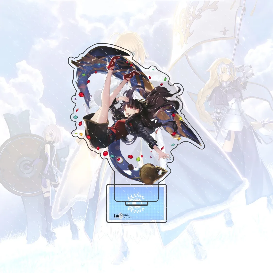 لعبة أنيمي مصير/الطلب الكبير 15 سم حامل شخصية أكريليك نموذج قوس سطح المكتب رف الكتب الديكور مجموعة هدية المروحة #2