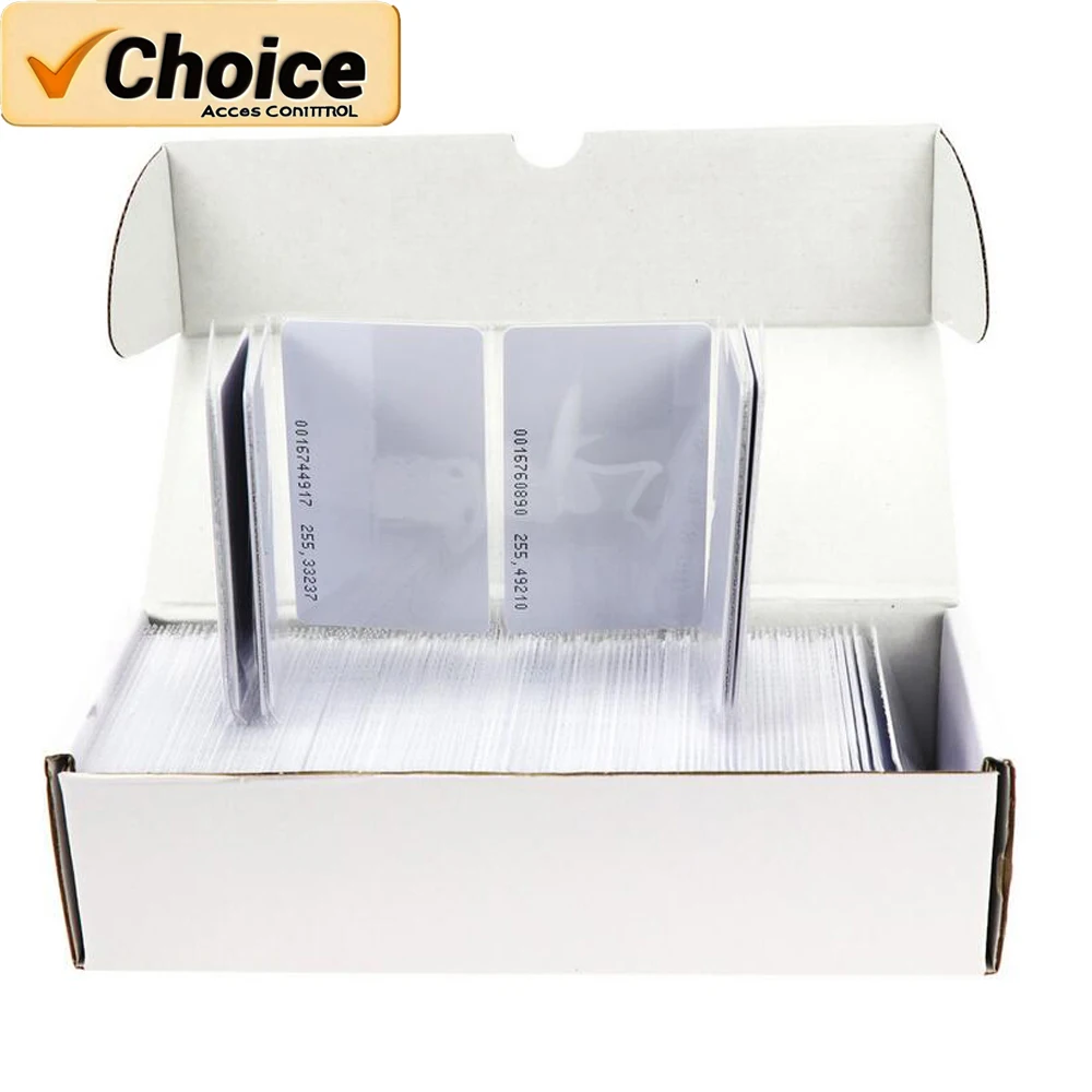 

100pcs/Lot RFID Dual-Brequency 125KHz/13.56MHz Cards - EM/ID/IC Combo for Access Control & Attendance Systems (Bulk Supply)