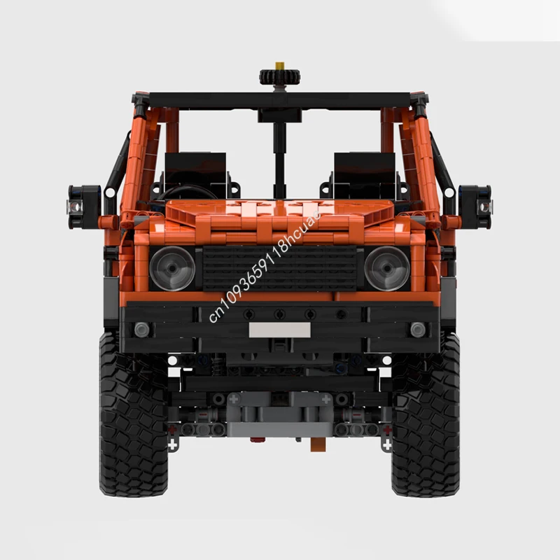 2891 Uds. MOC Toyota Landcruiser serie cabina única Ute modelo técnico bloques de construcción idea para niños juguetes educativos regalos de navidad