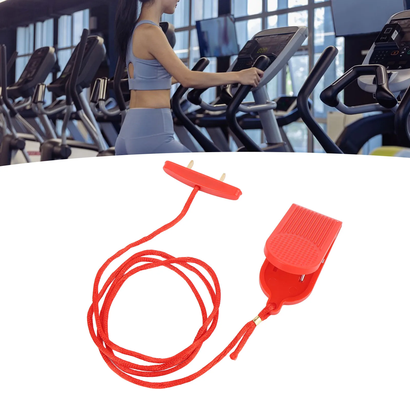 Treadmill Security Key Magnet Double Insert Running Machine Emergency Stop for JX for ZXCH for ISPO Magnet Treadmill Key