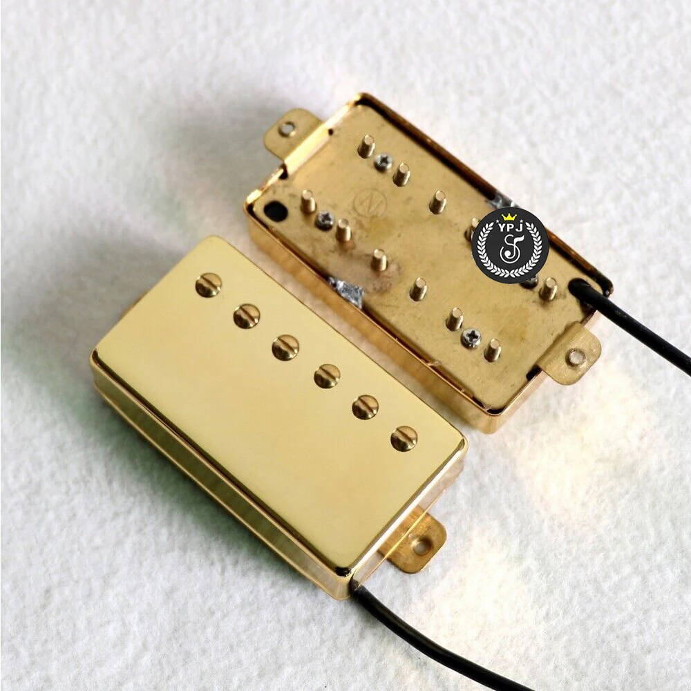 1 SET Gold For Epiphone Les Paul Electric Guitar Pickups Humbucker Vintage Pickup With Frame Guitars Parts Replacements Parts