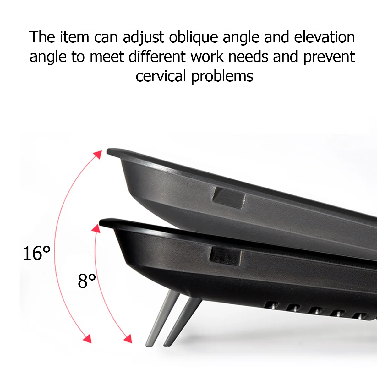 14-inch laptop koelpad Slanke metalen paneelventilatorstandaard Koellichaam Notebookkoeler 2 stille ventilatoren Hoekaanpassing Anti USB