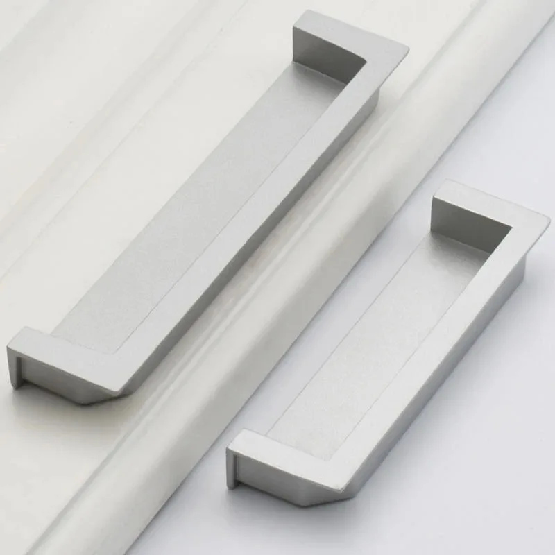 Punho escuro embutido invisível, porta deslizante, gaveta, armário, alça de armário, estilo minimalista moderno, trenching americano