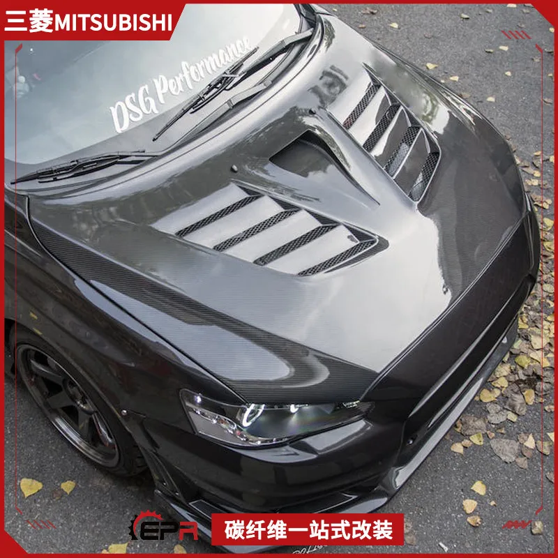 

Suitable for Mitsubishi Evolution EVO10 Yishen X modified Varis carbon fiber bonnet engine bonnet