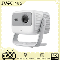 JMGO N1S 4K Triple Laser Projector 1200 CVIA Lumens 1600:1 Contrast Projector for Home Theater 3GB+32GB Mini Smart Projector