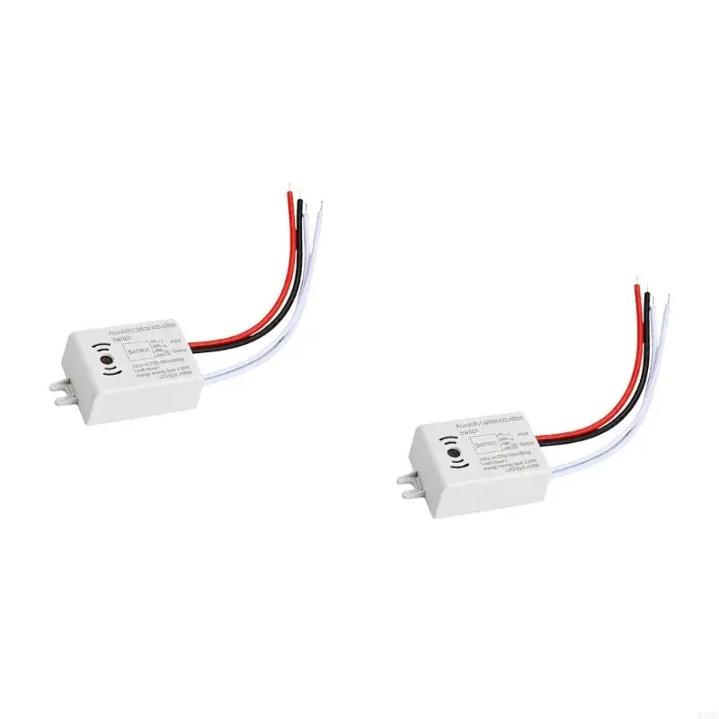 Garage Lighting Control Switches 220V Sound and Light Response with Four Wire Indoor Installation for Passage Areas 896C
