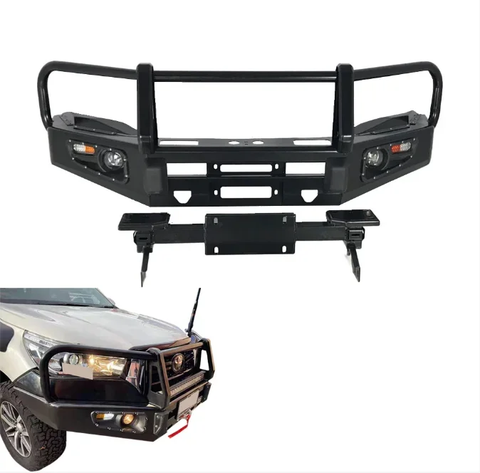 Universal Automotive Steel Car Bumper Bull Bar for Hilux Factory Direct Car Bumpers