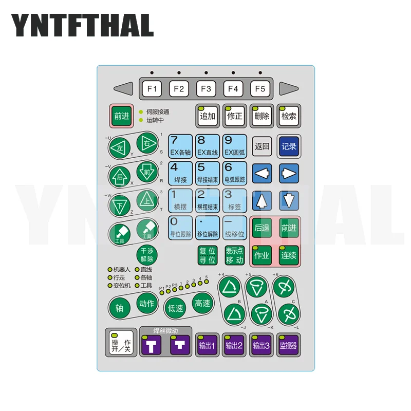 

Key protection film for the brand-new robot teaching device CT-1P01