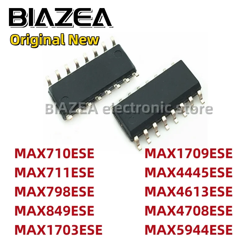 1piece MAX710ESE MAX711ESE MAX798ESE MAX849ESE MAX1703ESE MAX1709ESE MAX4445ESE MAX4613ESE MAX4708ESE MAX5944ESE SOP16 Chipset