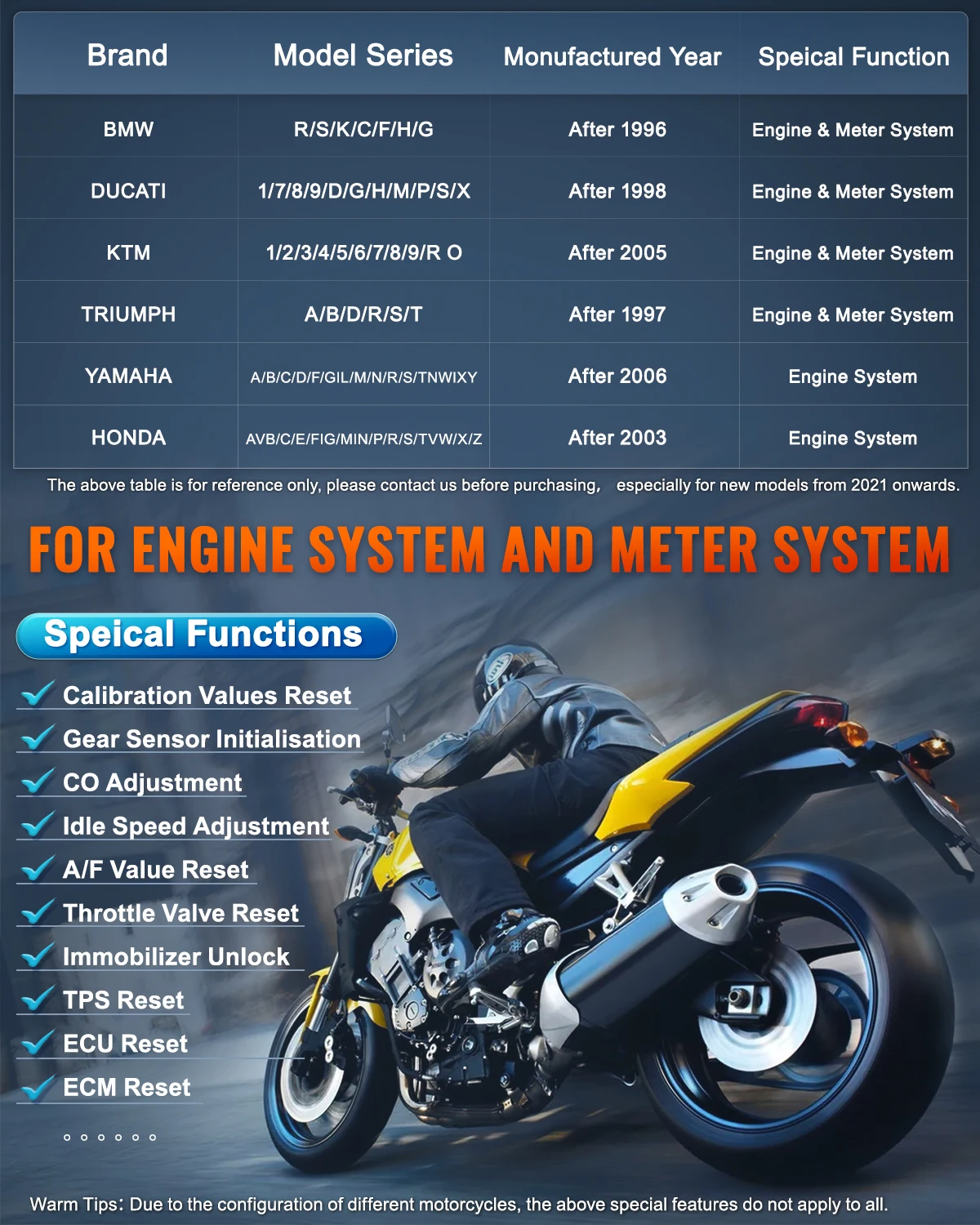 OBDPROG MOTO 100 Motorcycle Scanner Full System Diagnosis ECU Coding 5000+ Motorcycle Models Coverage Auto Motorcycle Analysis