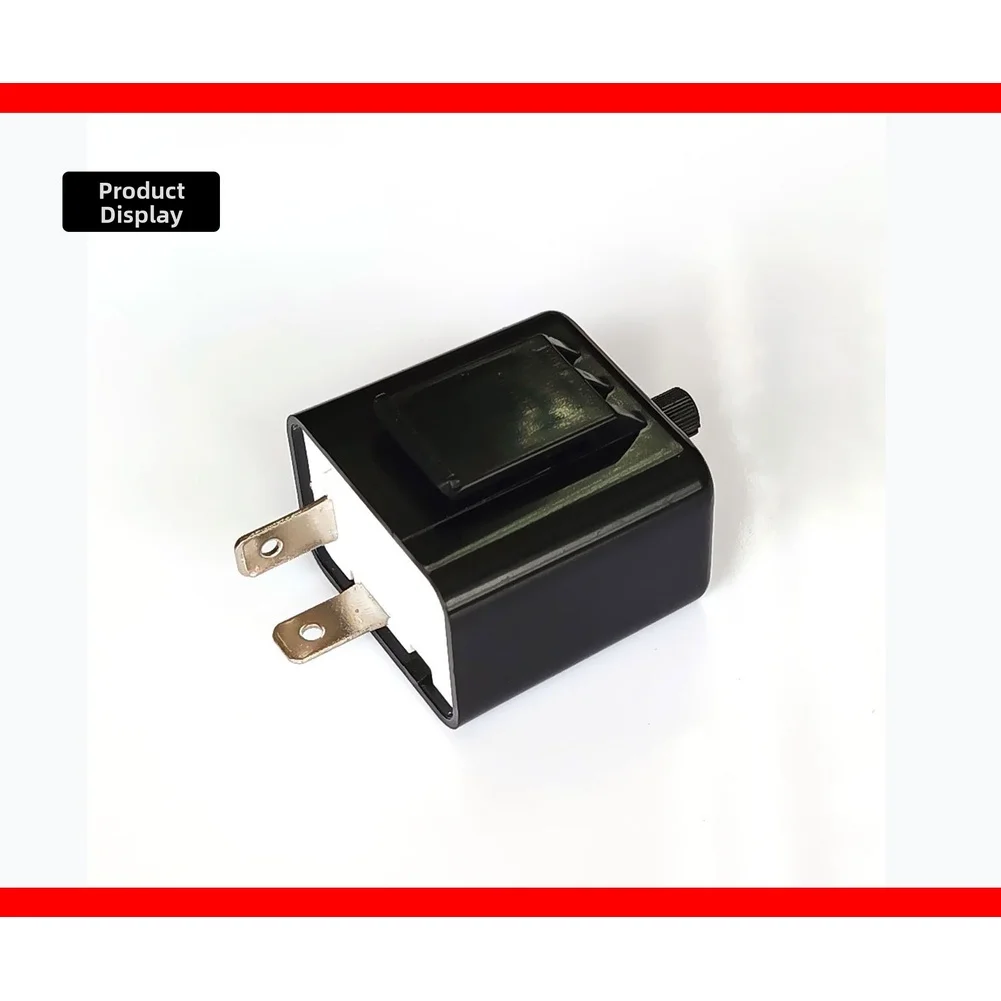 12V Adjustable Frequency Relay LED Flasher Turn Signal Indicator Motorcycle Fix Turn Signal Flasher Motorcycle Flasher Accessory