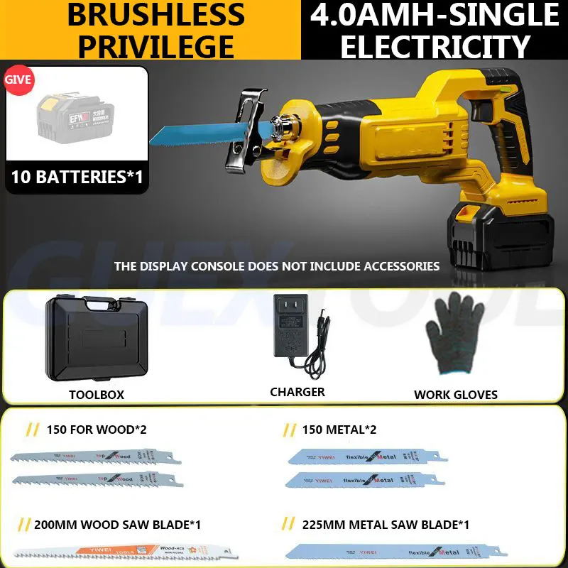 

Lithium Ion High-power Reciprocating Saw Brushless Electric Horse Knife Saw Universal Cutting Machine Bone Sawing Machine