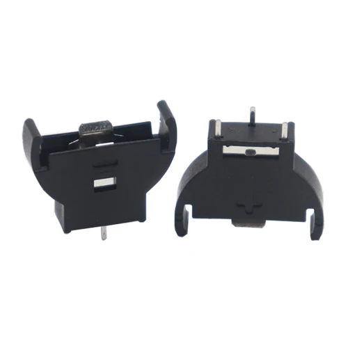 Imagen 2 del producto Caja de plástico negro CR2032 2032, 5 piezas, 3V