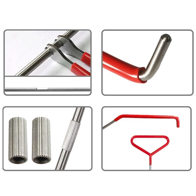 2025 Mới 19 Chiếc Kìm Kẹp Bộ & Dây Tẩy Tự Động Bọc Combo Bộ Dụng Cụ Sửa Chữa Với Túi Bảo Quản Cho Cửa Ô Tô bảng Điều Khiển Bảng