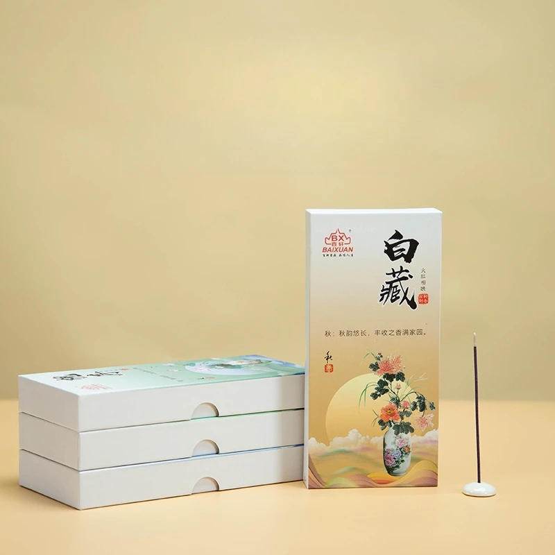 50g Colored Incense Sticks Natural Ingredients Without Any Additives Office Tearoom Purify The Air and Calm The Mind Joss Stick