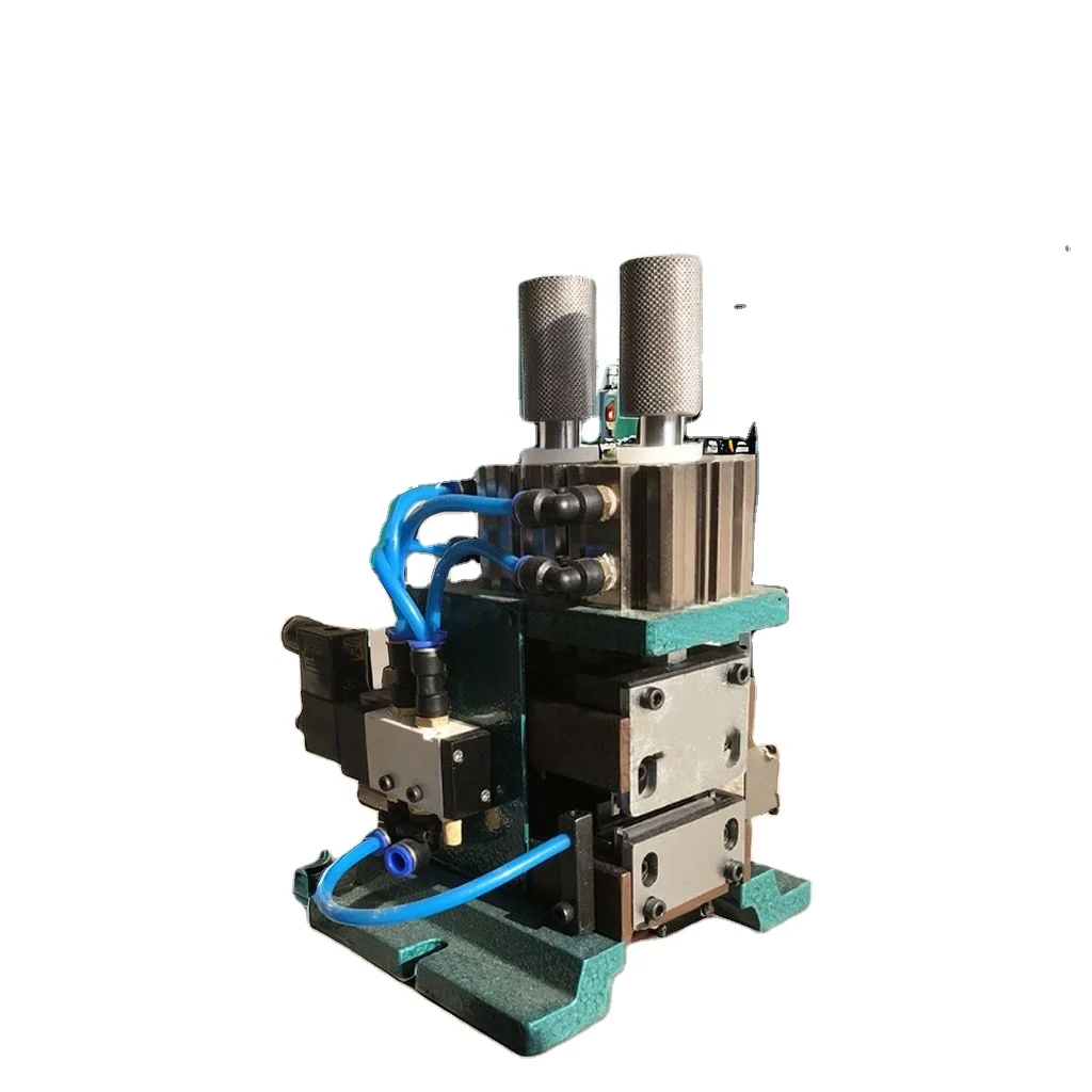 Portable Vertical Type Sheathed Multicore Wire Cable Peeling Cutting Machine Mini Desktop Pneumatic Wire Stripping Machine