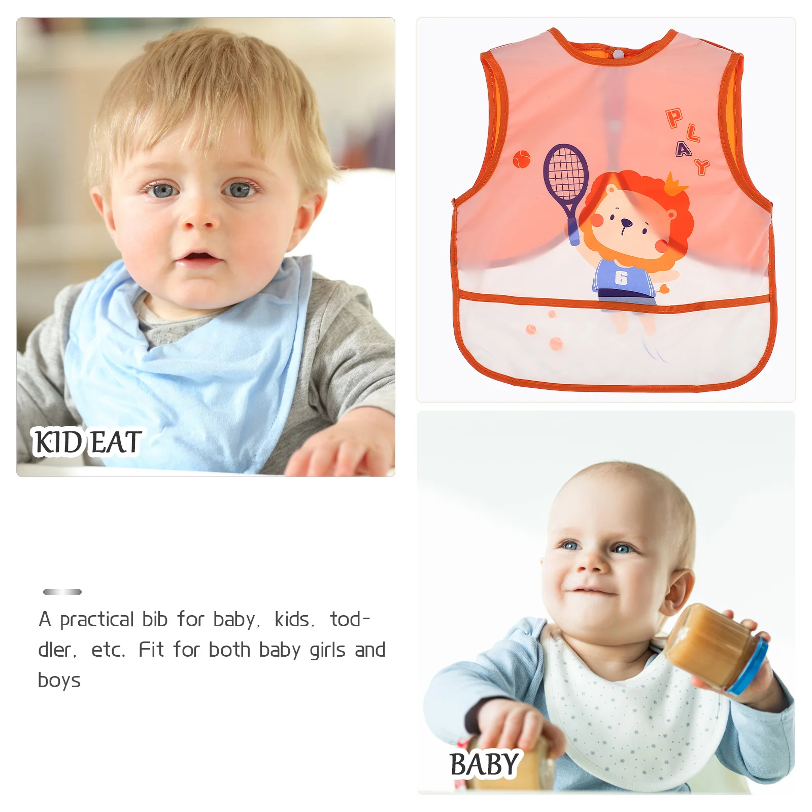 Babadores de bebê dos desenhos animados babador de alimentação à prova dwaterproof água infantil saliva babador fácil usar macio poliéster algodão roupas do bebê protetor