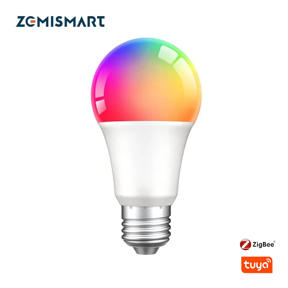 Zemismart E27 Zigbee Led Bulb Light Voice Control by Alexa Echo Google Home  Tuya Smart LifeAPP