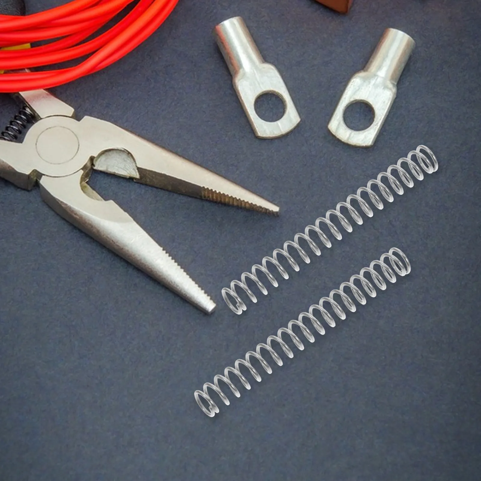 10pcs Heavy-Duty Extension Springs for Mechanical Repair, Coil Spring Kit for Home & Workshop