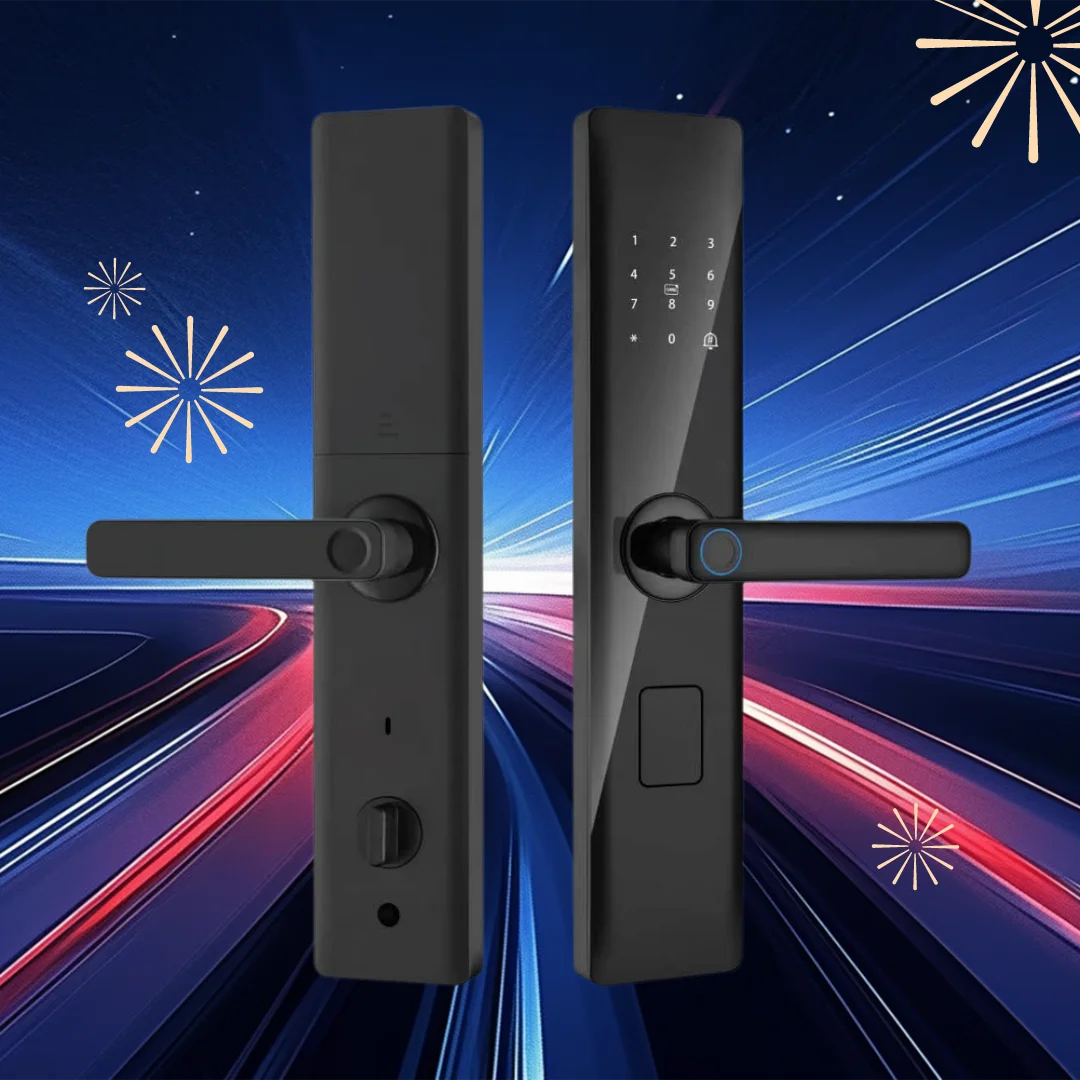 

G900 Smart Lock Fingerprint Door Lock Card Code Key Fingerprint Smartphone High Quality Apartment Hotel Door Lock Aluminium