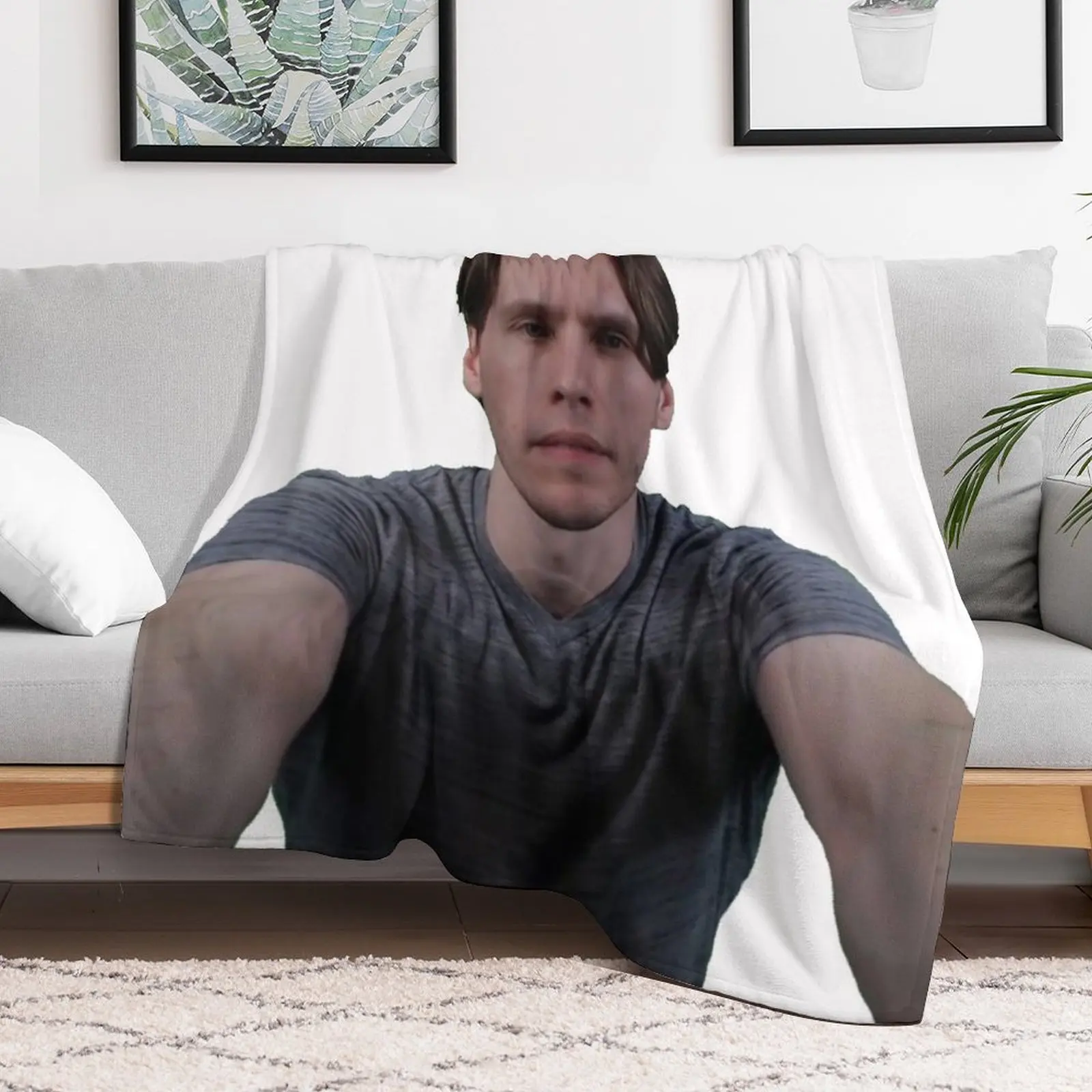 

jerma holds you Throw Blanket Luxury Thicken christmas gifts Sofa Throw Blankets