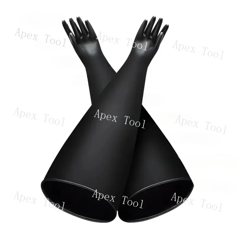 Acid Alkali Resistant Vacuum Box Special Gloves Flange Scientific Research Test Battery Factory Operation Liquid Injection Box