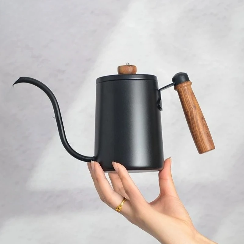 

Кофейник для ручного заваривания, подвесной горшок для заваривания ушей, капельный тип из нержавеющей стали 304, бытовой горшок с длинным горлышком, маленький горшок