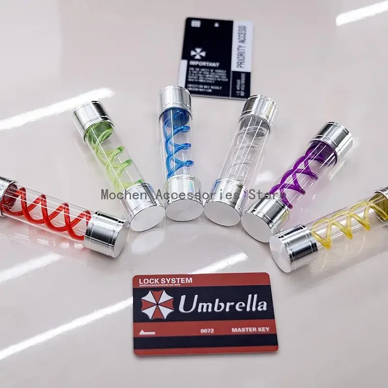 Resident Evil T Virus Sample Bottle Model Toy Handmade Collection Gift Item Cosplay Creative Desktop simulation ornaments