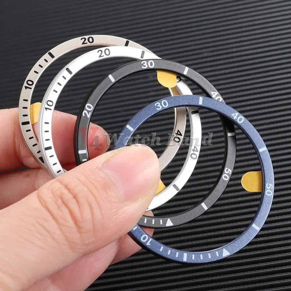 Für Samsung Galaxy Watch 9 8 40mm 44mm Metall-Uhrenblende Schutzring mit Zeitskala und Geschwindigkeitsskala Zubehör – Detail 1