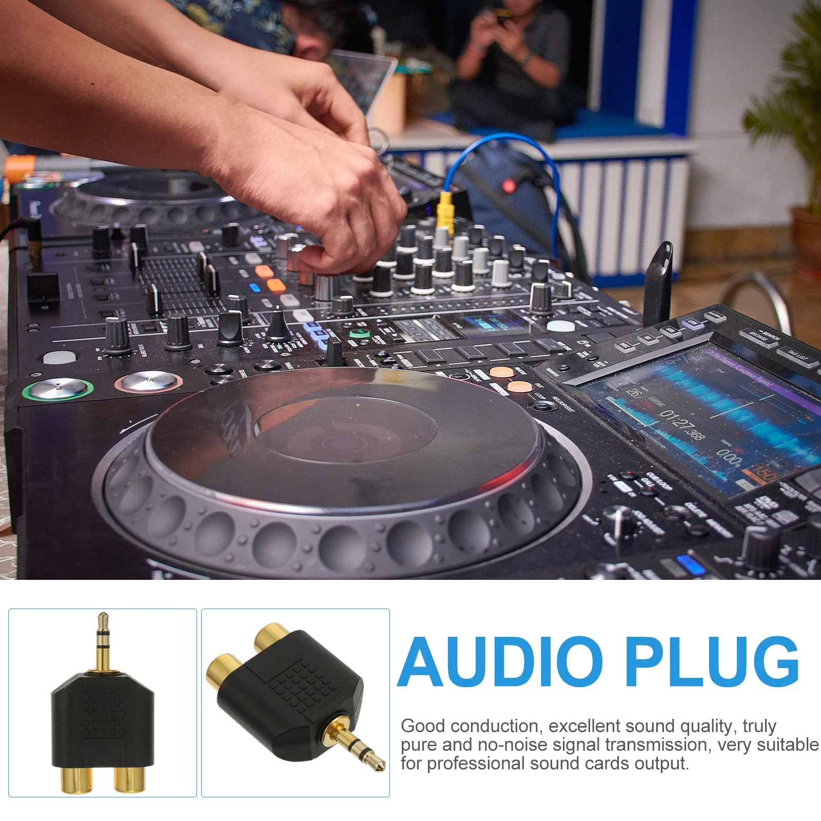 8 Pcs Audio Adapter… - image