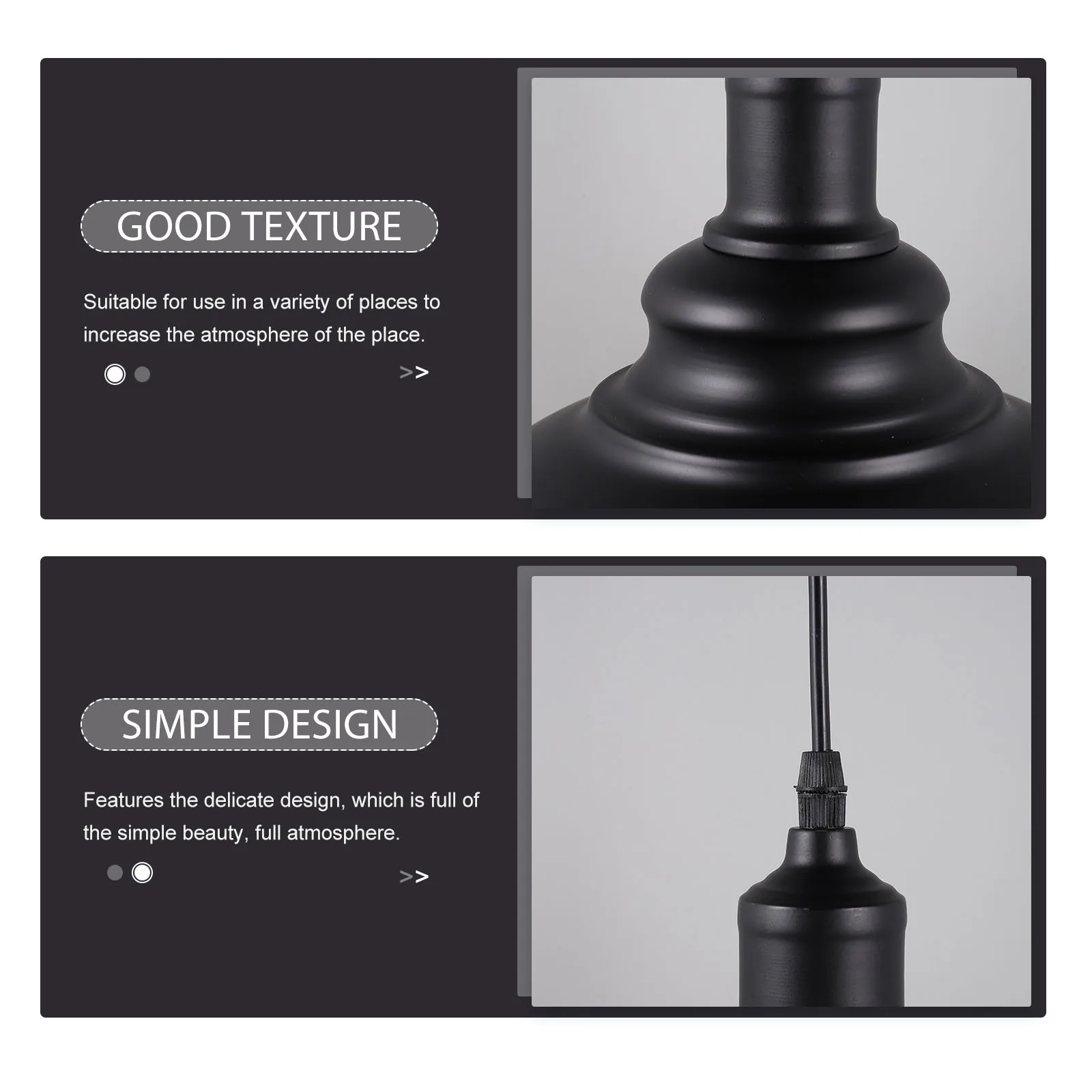 

Nordic Pendant Light Single Head Iron Ch Hanging Lamp Modern Ceiling Light Fixture Delicate Design Durable