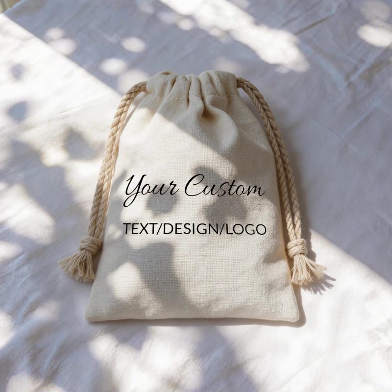 

Personalized Drawstring Bag Cotton Drawstring Bag Personalized Jewelry Bags Gift & Party Favor Bags Food Storage Bags