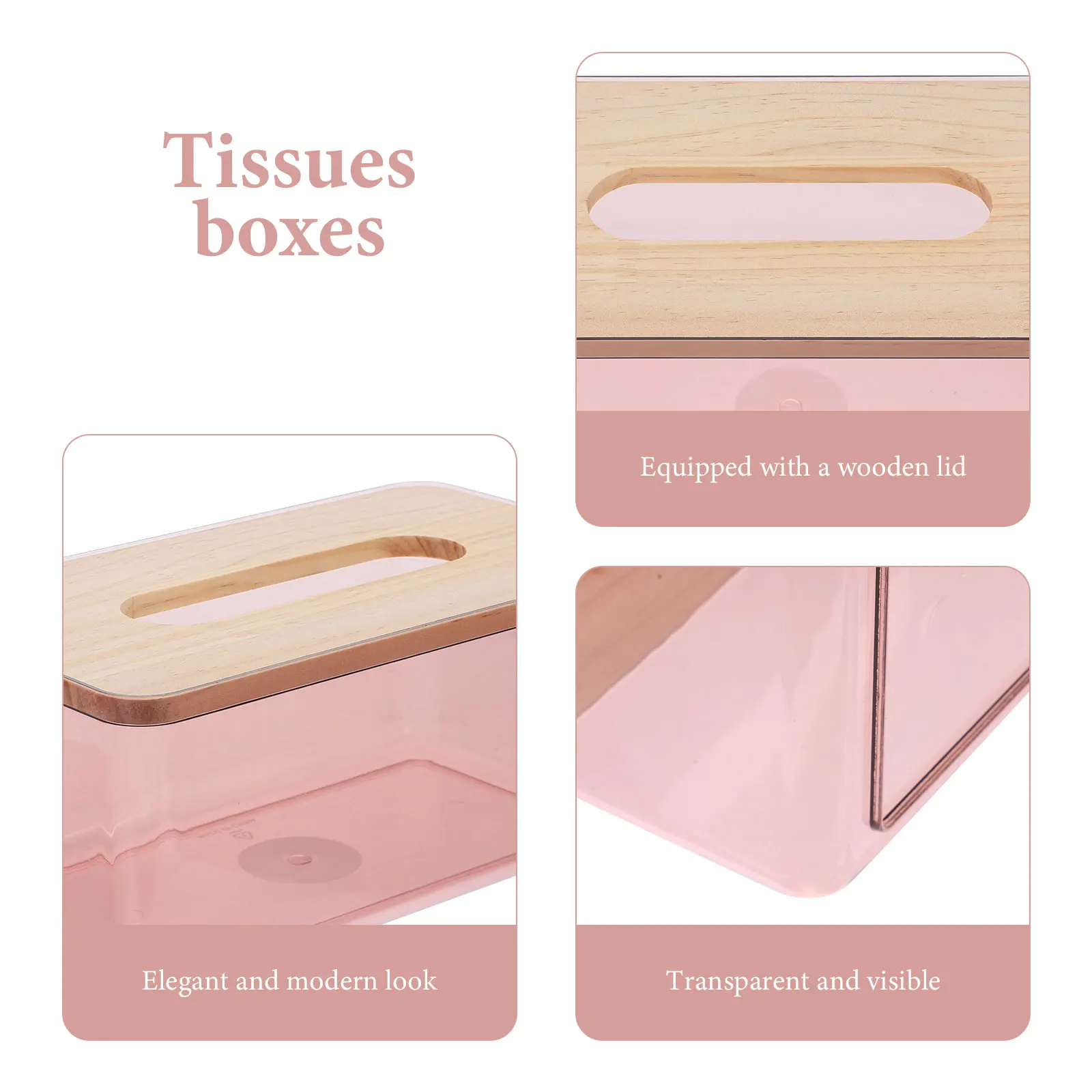 

Tissue Box Holder Boxes Modern Facial Case Desktop Bathroom Living Decorative Container Napkin Holders
