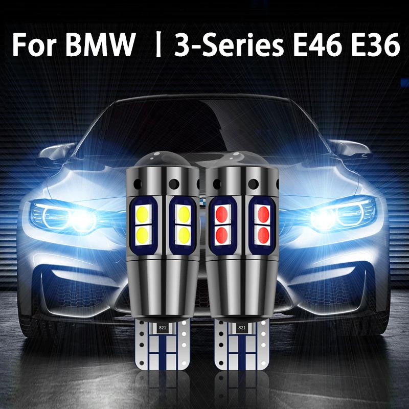 

2pcs LED Parking Light For BMW 3 Series E46 E36 Accessories 1994-2007 1999 2000 2001 2002 2003 2004 2005 2006 Clearance Lamp