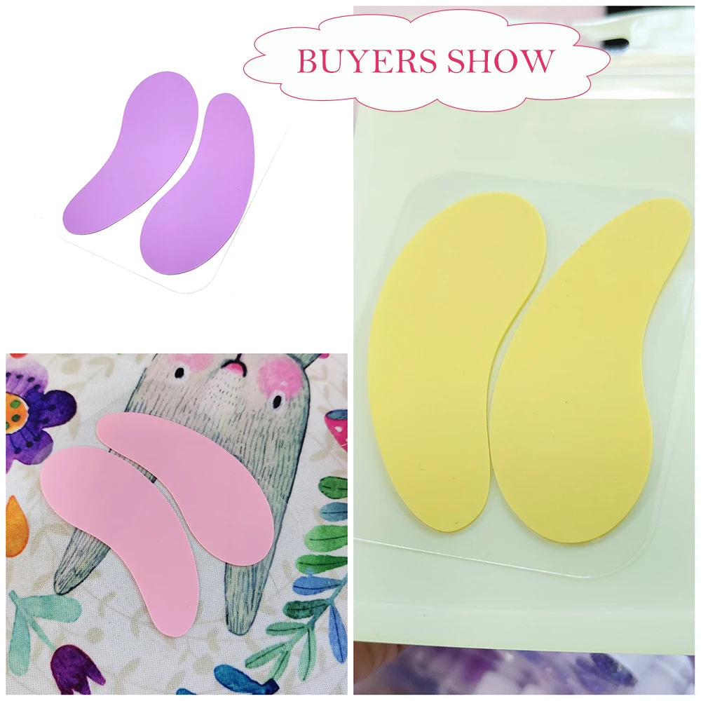 New Reusable 1/5Pairs Eye Pads Silicone Stripe Lash Lift Eyelash Extension Hydrogel Patches Under Eye Gel Patch Makeup Tools