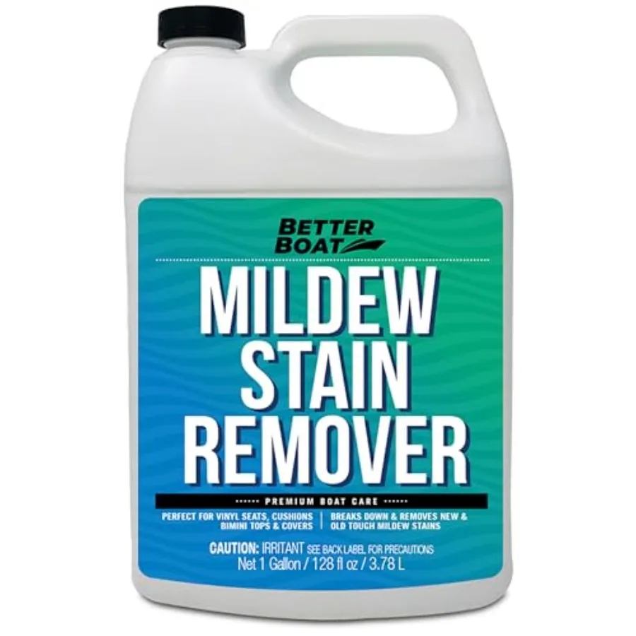 

Better Boat Mold and Mildew Stain Remover for Fabric Vinyl Tile Grout, Removes Mold Stains on Boat Seats Bathroom Shower Patio
